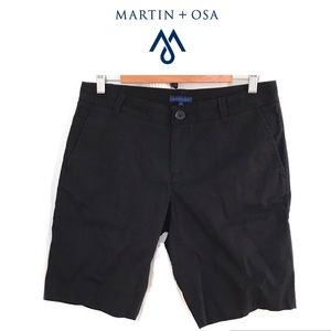 Martin + Osa black Bermuda shorts, size 8